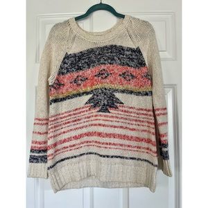 Cozy lightweight patterned sweater